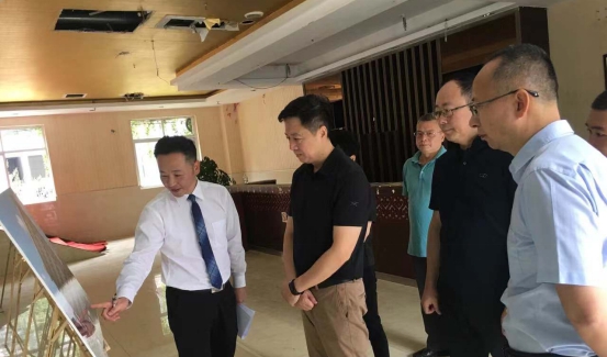 集团向导率队考察鸿运国际旅馆部分存量项目