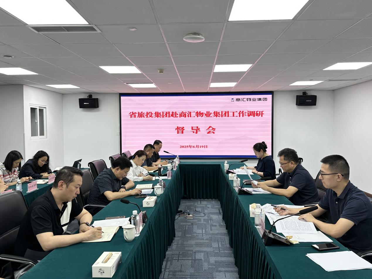 集团副总司理汪宏带队督导商汇物业集团及鸿运国际航旅公司刷新深化提升行动